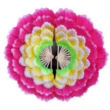 Cloth Fabric Fan Chinese Foldable Hand Fan for Wedding-1