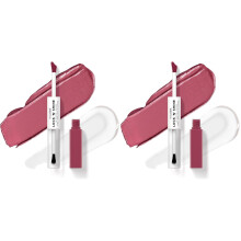 wet n wild Megalast Lock 'N' Shine Lip Color + Gloss Utaupia (Pack of 2)