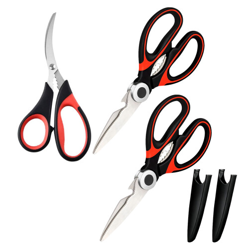 Durability Metal Kitchen Shears For Chopping Peeling And-5