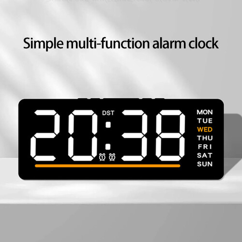 Fonction d'alarme de calendrier d'horloge numérique de LED-Rouge 2