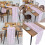 Chemin de table en dentelle à maille transparente-150x180 rose 3