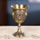 Metall-Whiskey-Becher, europäisches-Silberblume 2 5