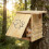 Abri en bois naturel pour petits animaux, avec panneau de 4