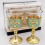 2Pcs Artistic Rose Engraved Crystal Wine Glasses Drinkware-blue 5