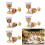 2Pcs Clear Glass Stemwares With Delicate Flower-safflower 3