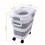 Mobile Food Storage Bin With casters And Handle For-dark green 4