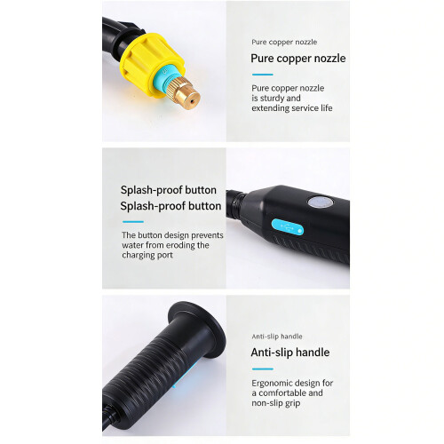 Various Use Garden Applicator With 2400mAh Battery And-5 1