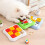 Jouet Puzzle pour chien, mangeoires lentes, augmentation-Vert 5