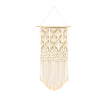 Eleganter Makramee-Wandbehang, gewebter Wandteppich im Boho-Chic-Stil für die Heimdekoration, Quastenornament, exquisite Handwerkskunst,