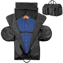 Compagno di viaggio: robusto astuccio porta abiti convertibile con cerniera integrale, traspirante e antipolvere per proteggere i tuoi capi più