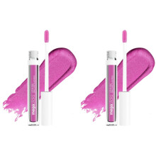 wet n wild MegaSlicks Lip Gloss, Ultra-Glossy, Vitamin-E Enriched, Ultra-Gloss High Shine Moisturizing, Cruelty-Free & Vegan - Berried Treasure 2Pack