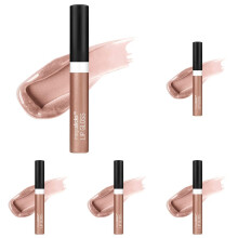 wet n wild MegaSlicks Lip Gloss, Ultra-Glossy, Vitamin-E Enriched, Ultra-Gloss High Shine Moisturizing, Cruelty-Free & Vegan - Rose Gold (Pack of 5)