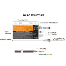 150W PV Micro Grid Tie Inverter