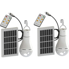 Lanterna solare a LED per emergenze, luce da campeggio portatile impermeabile, lampada da esterno ad alta luminosità 350LM con timer automatico