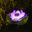 Φώτα πισίνας Lotus Floating, Ηλιακά φώτα με αυτόματη ενεργοποίηση/απενεργοποίηση για 4