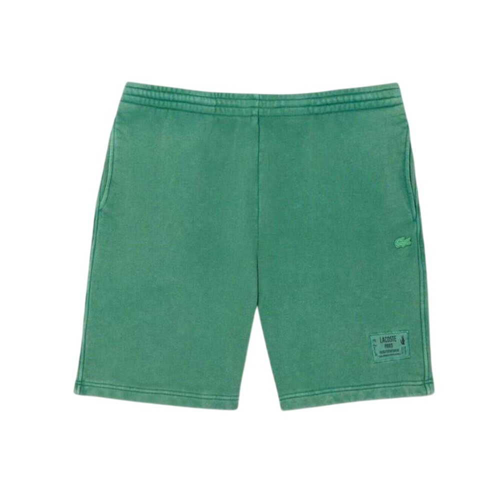 Lacoste (Xl, ) Mens Fleece Sweat Shorts Green