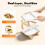 2 Tier Fruit Bowl Fruit Serving Tray Fruit Basket Stand 3