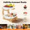 2 Tier Fruit Bowl Fruit Serving Tray Fruit Basket Stand 6