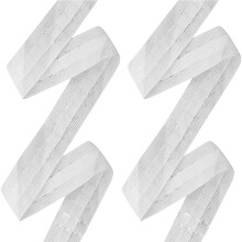 Gardinplisserteip, hvit blyantplissert draperiteip for interiørprosjekter, miljøvennlig sterkt og slitesterkt stoff, 30M x 2,5Cm