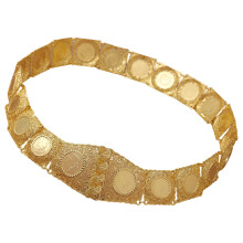 Blingbling Waist Belt Stylish Carved Floral Waist Chain Belt
