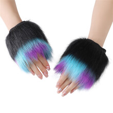 Warme Fuzzy Vingerloze Handschoenen Met Vakantie Fuzzy-Sectie 16