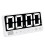 LED-Timer Countdown Großbildschirm 2000 mAh 19 x 9,3 x 2,8 cm Weiß 1