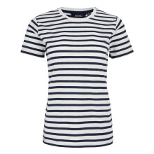 (10 UK, White/Navy) Regatta Womens/Ladies Bayletta Striped T-Shirt