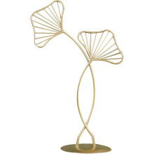 Sculptură în frunză metalică, decor artistic cu design rafinat pentru casă nouă, cadouri de logodnă