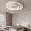 Dimmable LED ceiling light for dining table, creative modern chandelier with remote control, pendant light for bedroom, kitchen, office 1