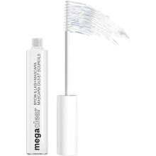 wet n wild Mega Clear Brow & Lash Mascara - Sculpts Brows, Defines Lashes, Conditioning with Soy Protein & ProVitamin B5, Primer & Top Coat - Clear