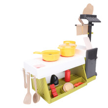 Küchenspielset für Kinder aus ABS-Kunststoff farbenwechselndes Essen