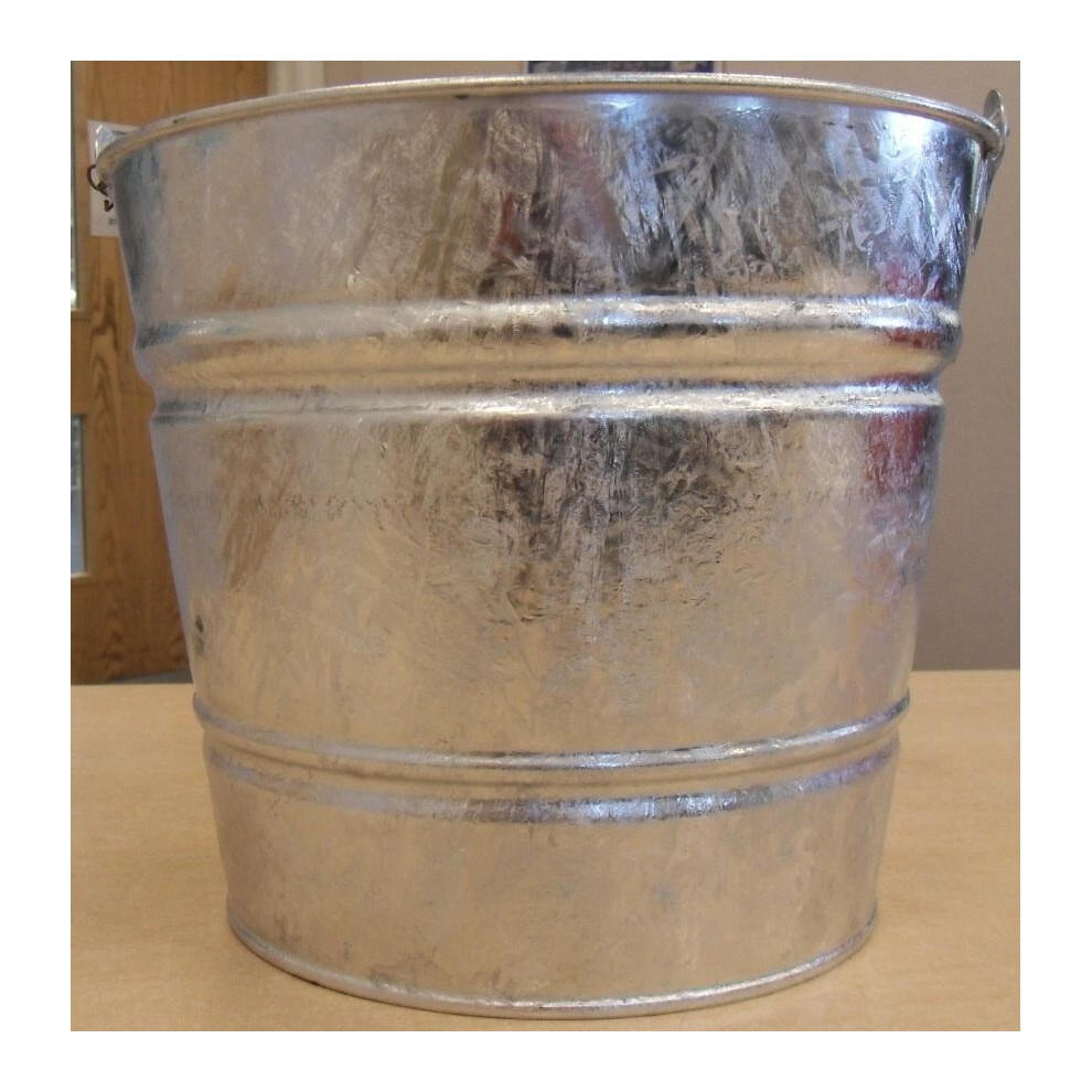 (12L, Steel) Supahome Galvanised Bucket 5063238031388