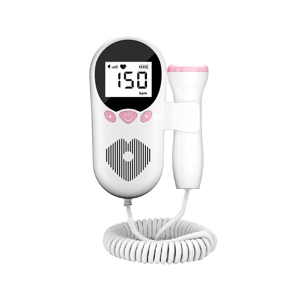 Ultrasonic Fetal Doppler Detect Baby Heartbeat Rate Probe Prenatal Monitor New Goplushtoy