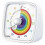 60-Minuten-Visual-Timer mit Nachtlicht, Countdown-Timer, Pomodoro-Timer mit Regenbogenmuster für Kinder 1