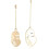 Funny Face Long Earrings Exaggerated Profile Face Line Stud Earrings 1