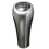 Gear Shift Knob for BMW 1 3 5 6 Series E46 E53 E60 E61 E63 E65 E81 E82 E83 E87 E90 E91 E92 X1 X3 X5 Chromed Matte Carbon Fiber-Carbon 5Speed 1
