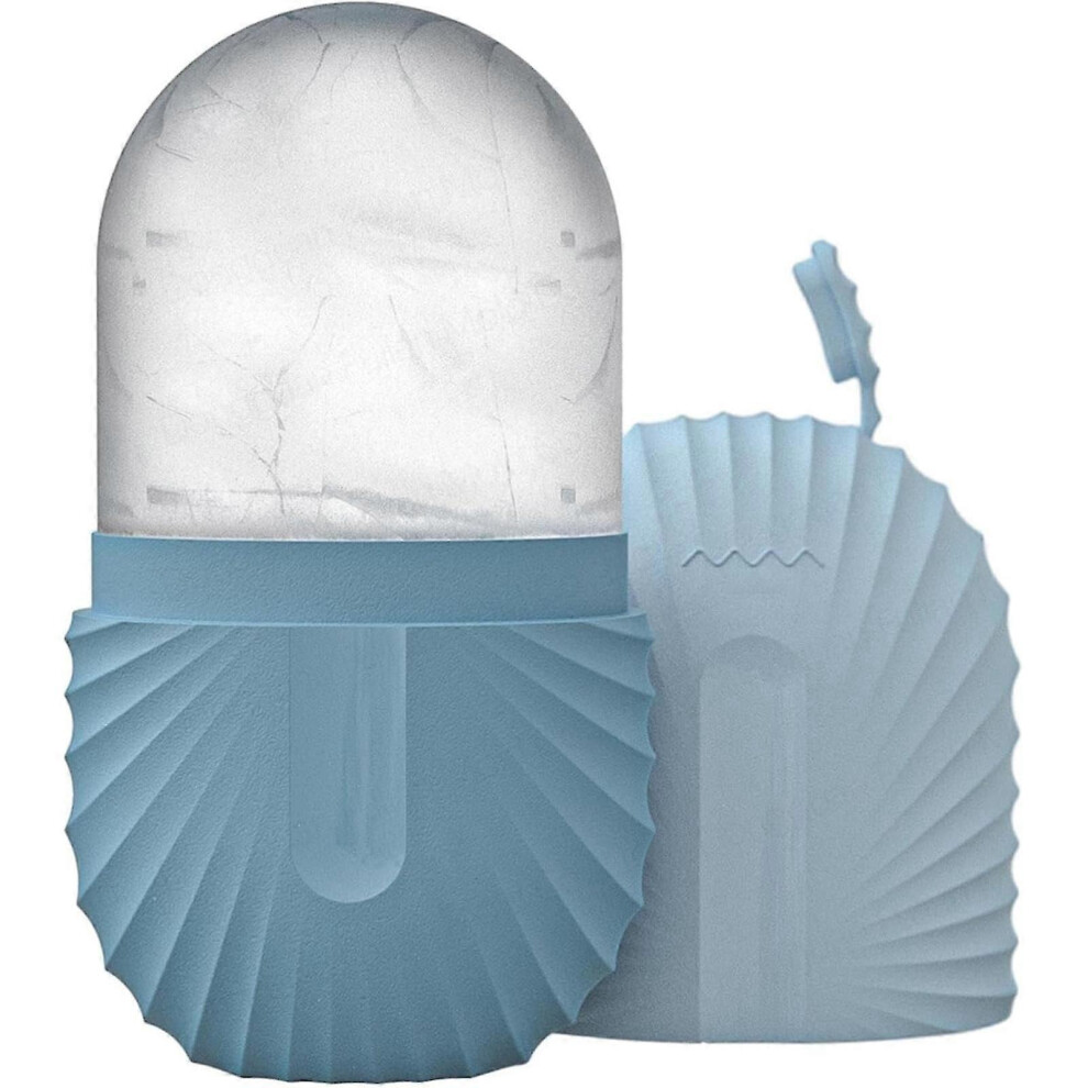 Ice Mold for Face, Reusable Cooling Silicone Ice Cube Roller, Massage Face Roller Brighten Skin, Eyes and Neck