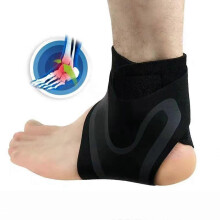 Fußbandage mit Knöchelschutz, Aktive Knöchelbandage, Knöchelstützbandage, Unterstützung bei Plantarfasziitis rechts (XL)