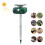 Solar Powered Animal Repeller 360 Degree Strobe Light Bird Repeller Ultrasonic Rat Repeller(Green) 1