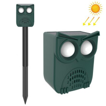 Ultrasonic Solar Power Ground-inserted Animal Repeller(Green)