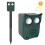 Ultrasonic Solar Power Ground-inserted Animal Repeller(Green) 1