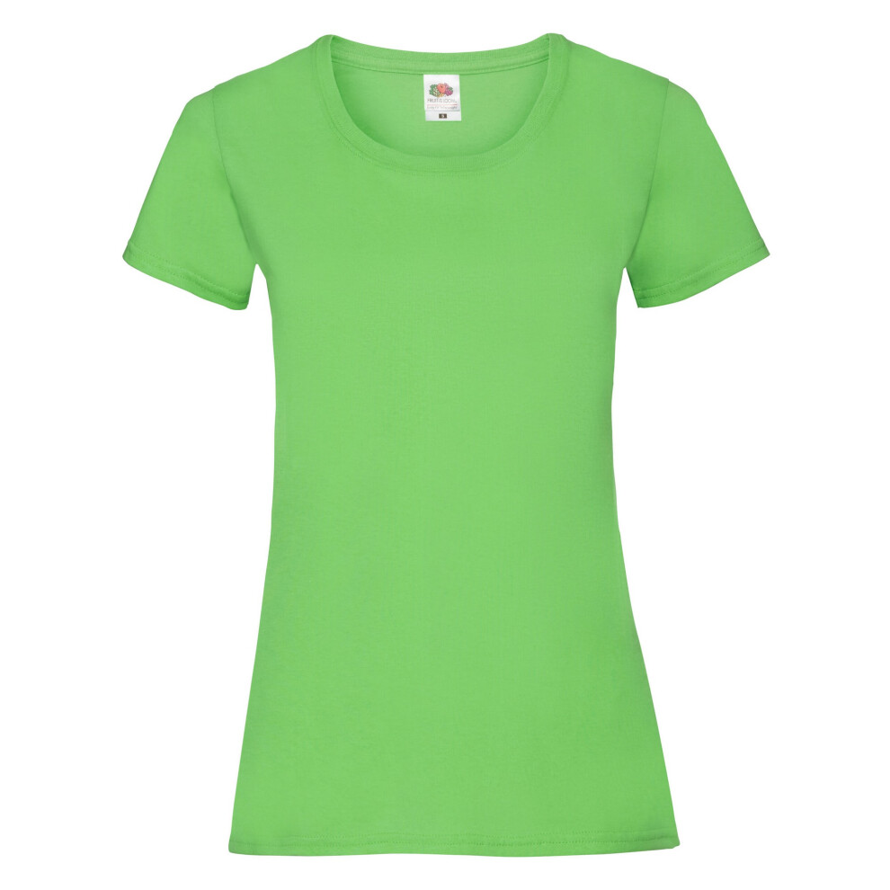 Fruit Of The Loom (S, Lime Green) Womens/Ladies Valueweight T-Shirt