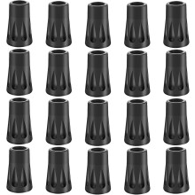 Accessoire indispensable pour vos bâtons de marche, embouts en caoutchouc résistants et universels avec absorption des chocs, idéaux pour les