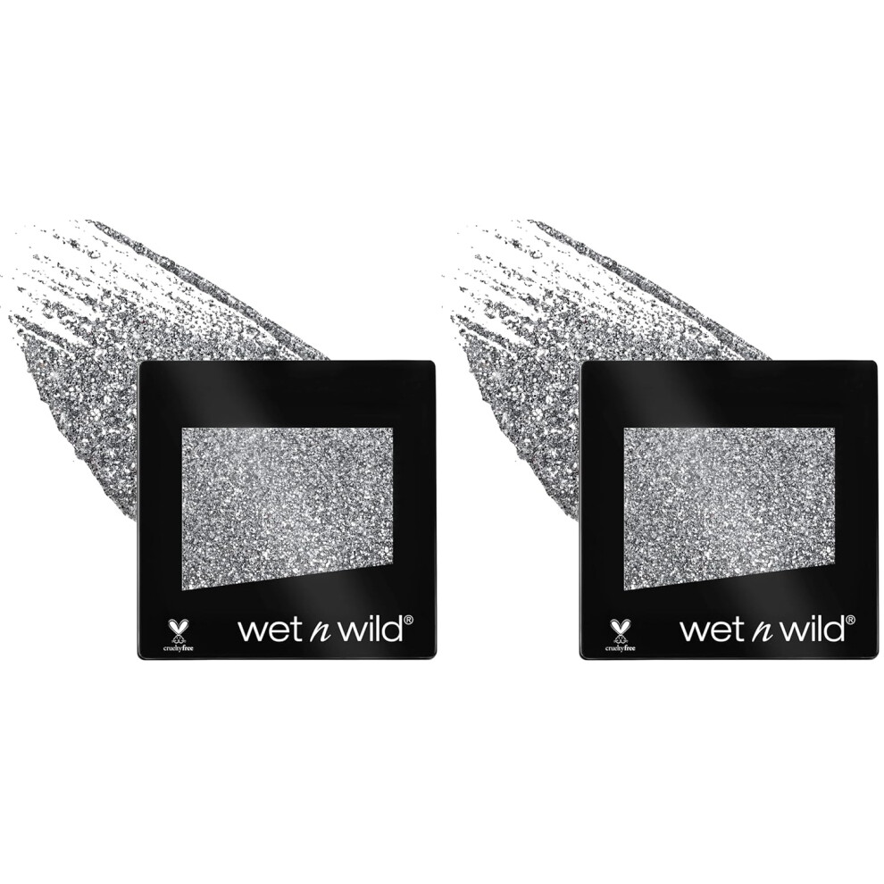 Wet N Wild Color Icon Glitter Eyeshadow Shimmer Spiked (Pack Of 2)