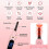 USB Heated  Electric Eyelash Curlers Makeup Tools with LED Display 3 Temp Settings pink 2