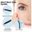 USB Heated  Electric Eyelash Curlers Makeup Tools with LED Display 3 Temp Settings pink 4