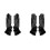 Wedding Accessory Gloves Long Sleeve for Bride Formal-Black 70 1