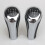 Gear Shift Knob for BMW 1 3 5 6 Series E46 E53 E60 E61 E63 E65 E81 E82 E83 E87 E90 E91 E92 X1 X3 X5 Chromed Matte Carbon Fiber-Carbon 5Speed 4