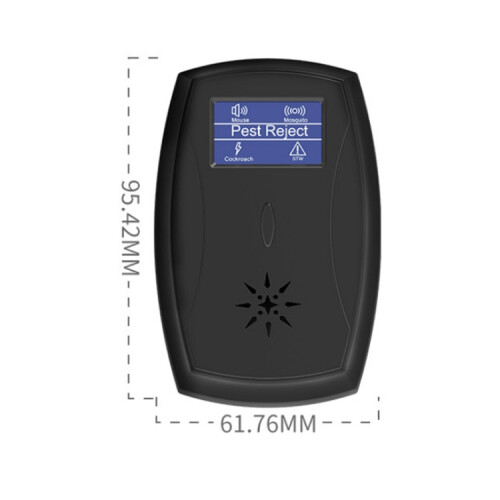 Household Mute Low Power Ultrasonic Insect Repeller(Black) 2