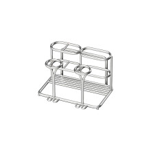 Support mural en acier inoxydable pour dentifrice et-2